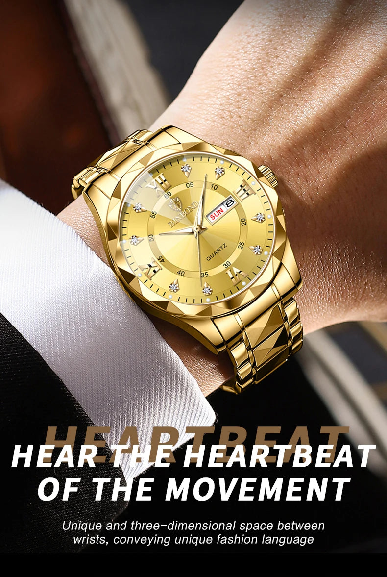 LUXERY QUARTZ WRISTWATCH