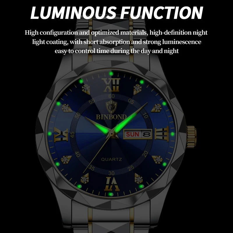 LUXERY QUARTZ WRISTWATCH